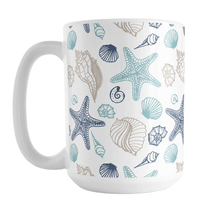 Coastal Seashells Pattern Mug