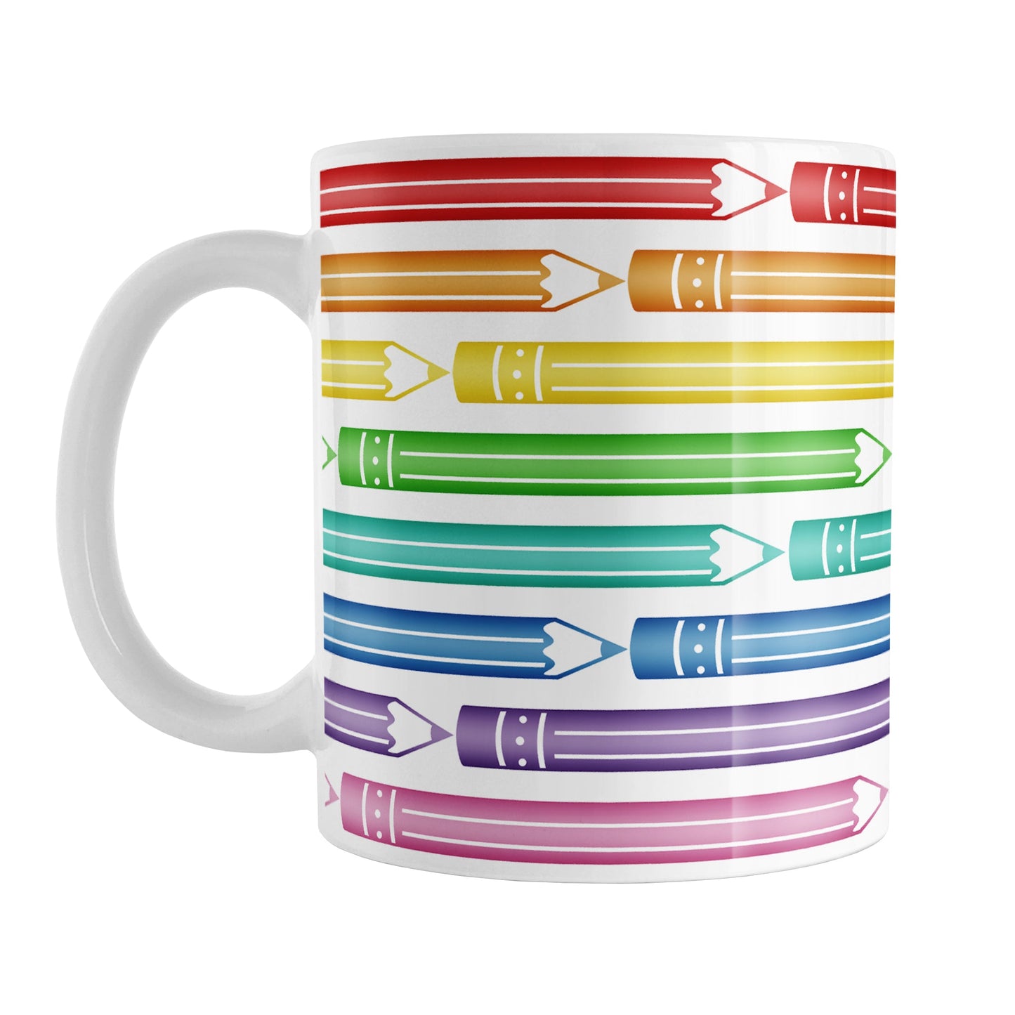 Colored Pencils Pattern Mug