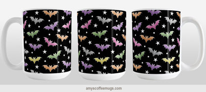 Colorful Bats Mug