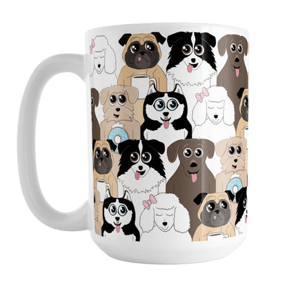 Cute Dog Stack Pattern Mug