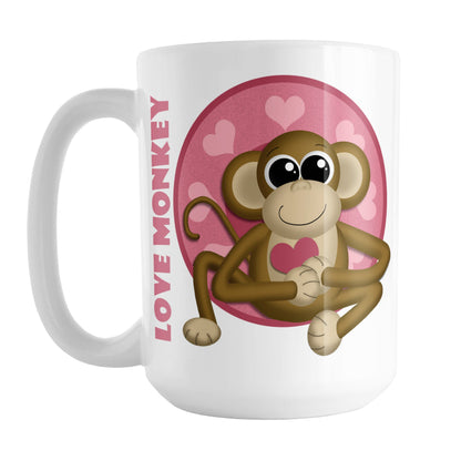Cute Heart Love Monkey Mug