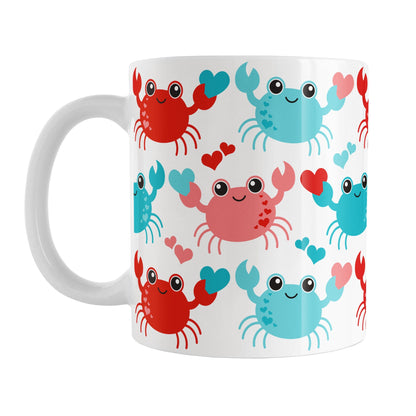 Cute Red and Turquoise Crabs Mug