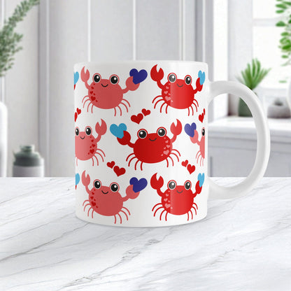 Cute Red Crabs Mug