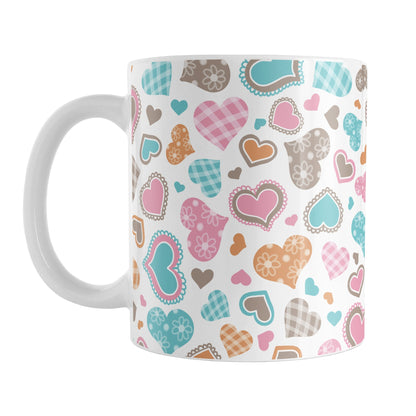Cutesy Hearts Pattern Mug