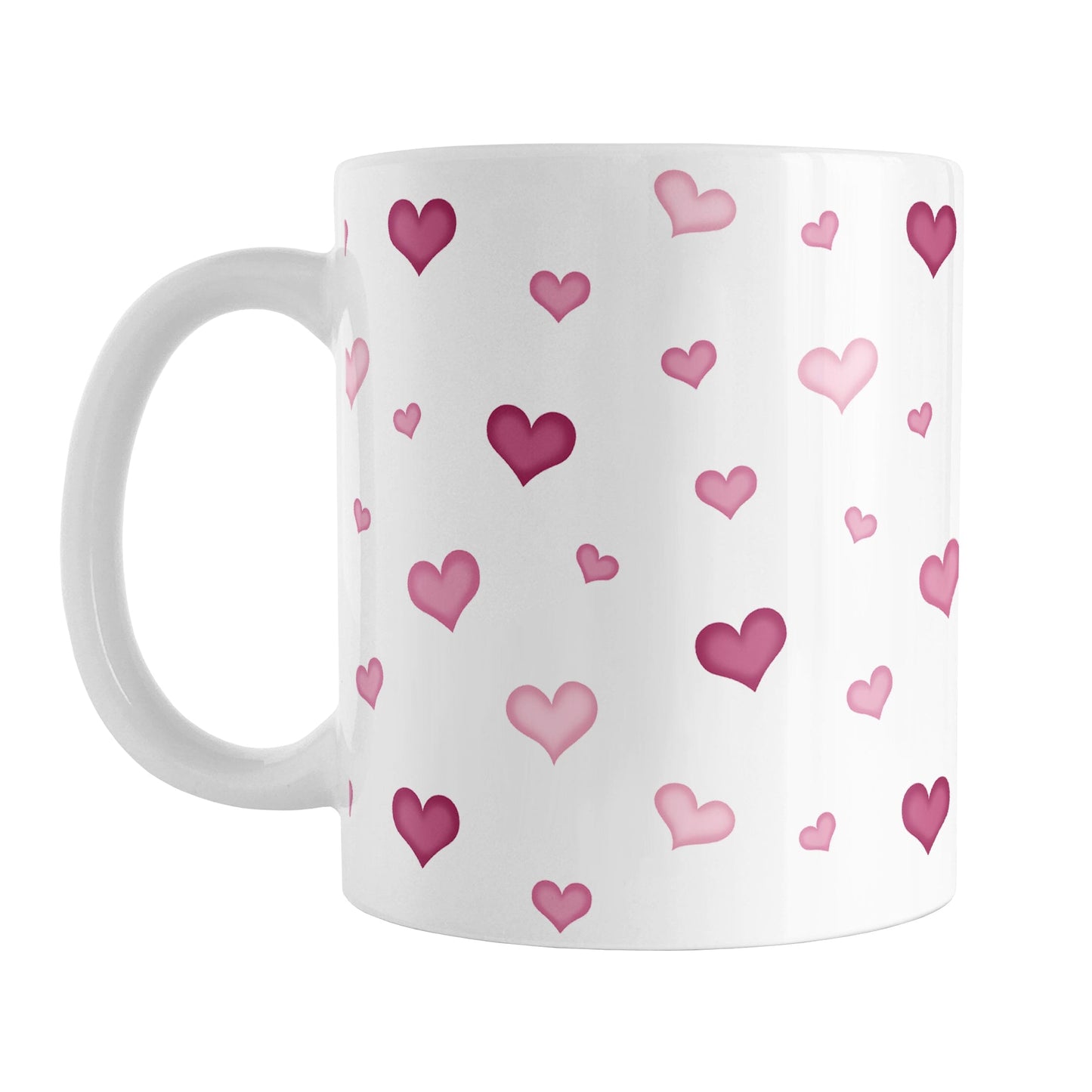Dainty Cute Pink Hearts Mug