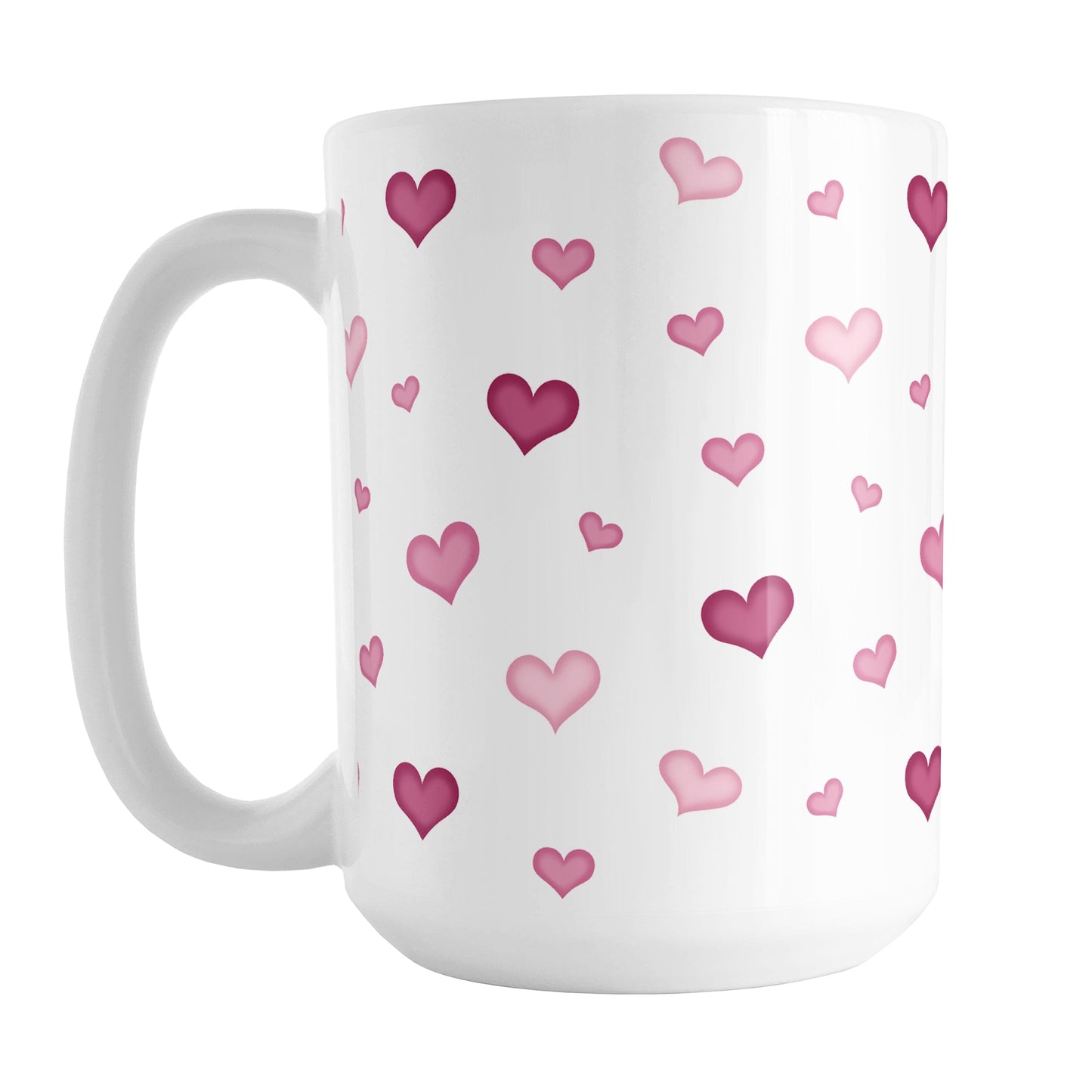 Dainty Cute Pink Hearts Mug