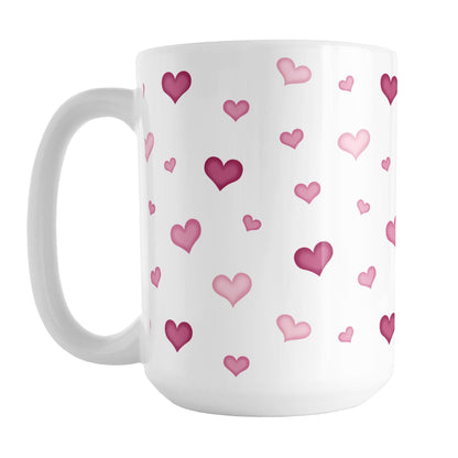 Dainty Cute Pink Hearts Mug