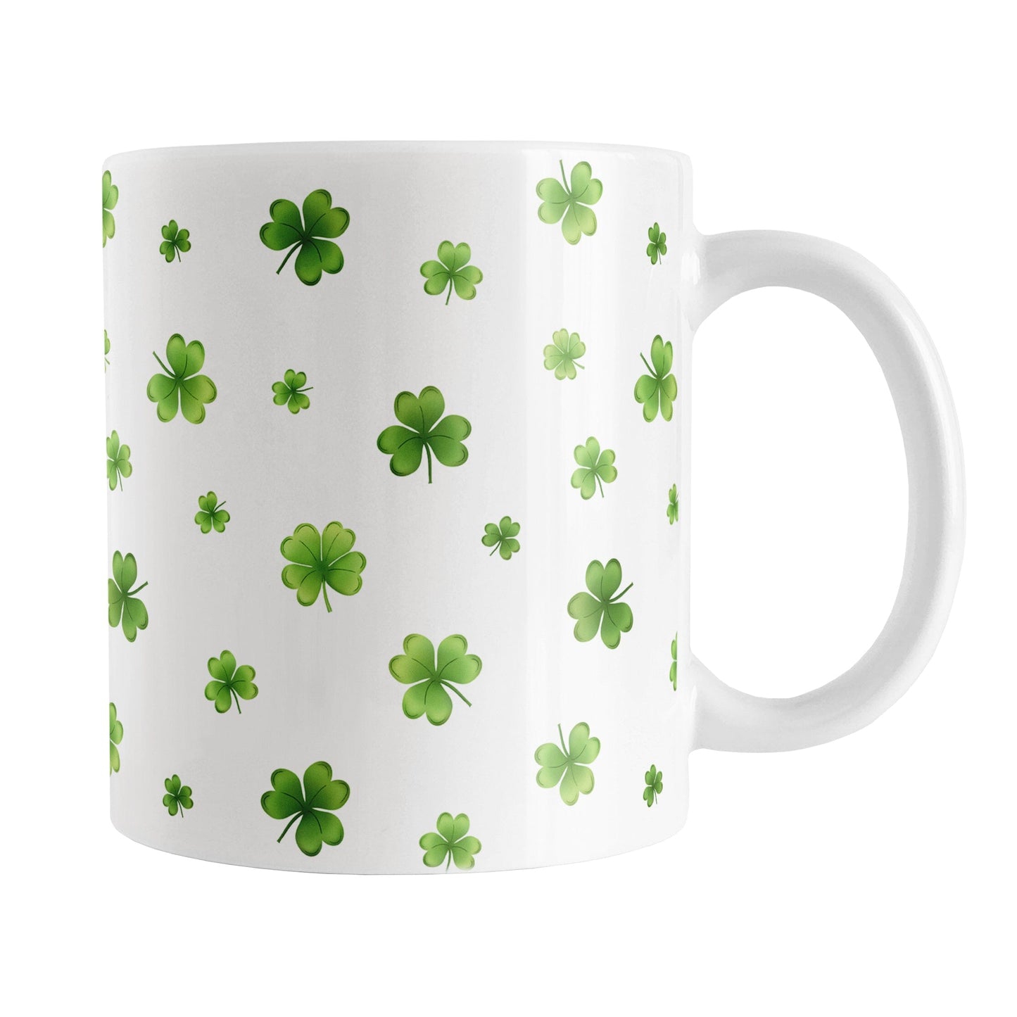 Dainty Shamrocks and Clovers Mug