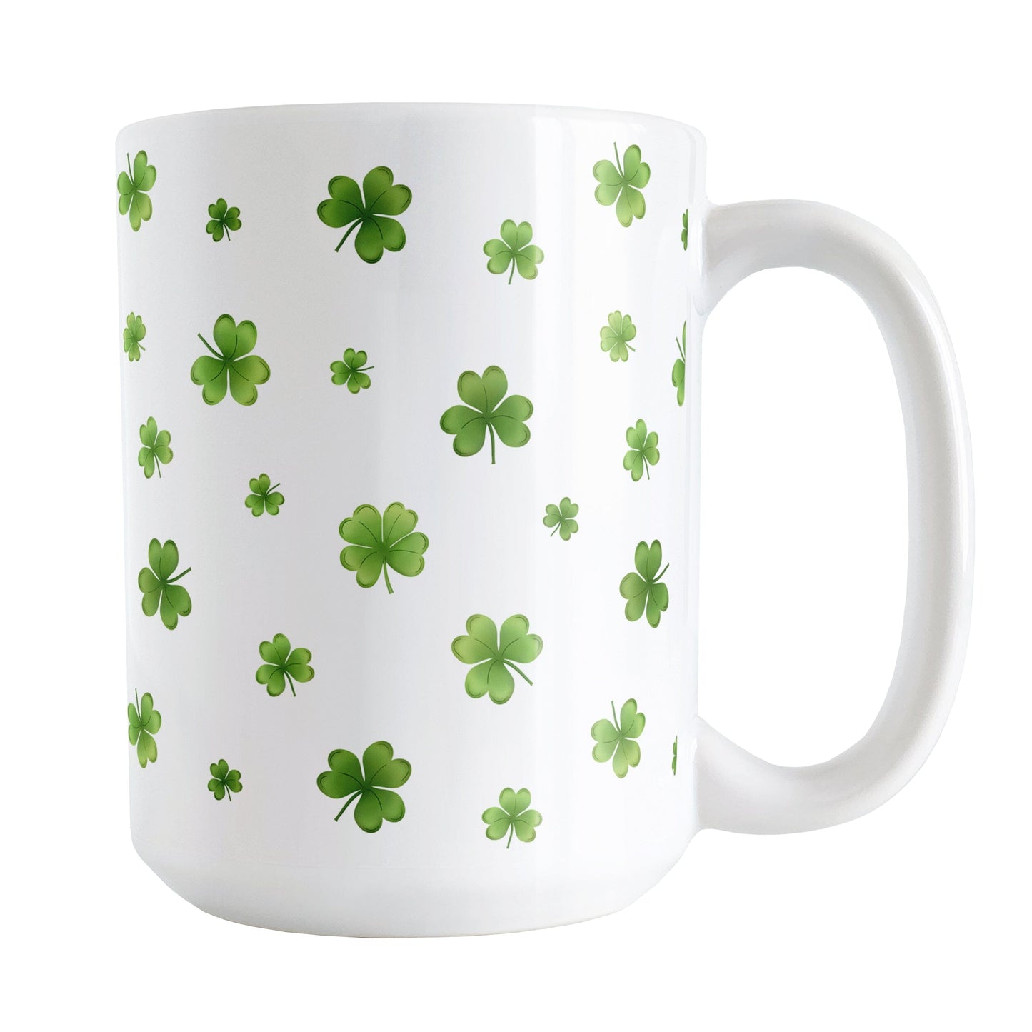 Dainty Shamrocks and Clovers Mug