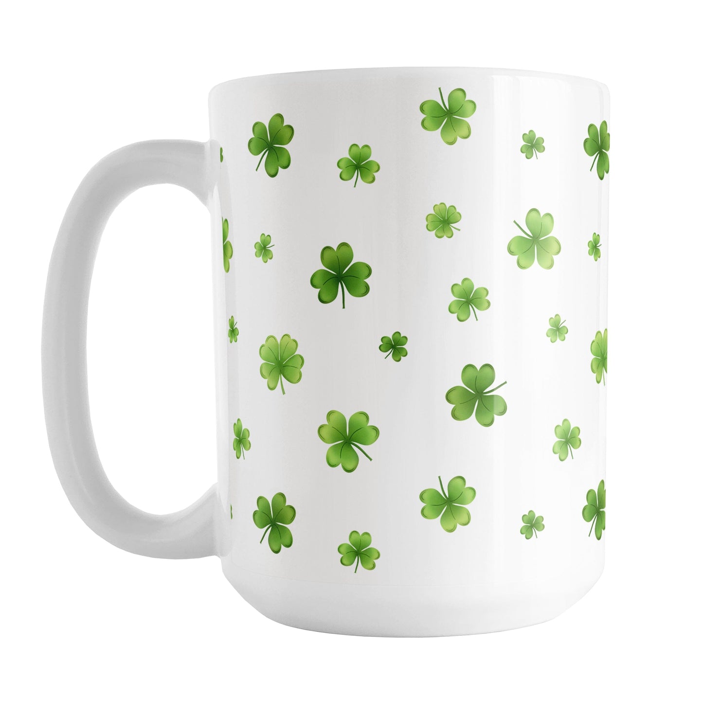 Dainty Shamrocks and Clovers Mug