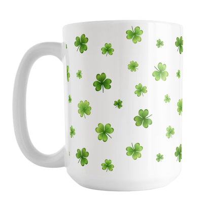 Dainty Shamrocks and Clovers Mug