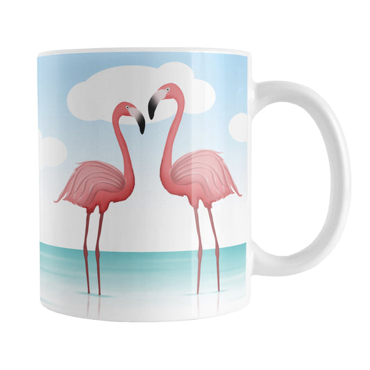 Flamingos in the Water Mug