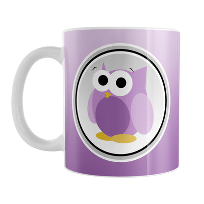 Funny Cute Purple Owl Mug
