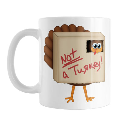 Funny Thanksgiving Not a Turkey Mug