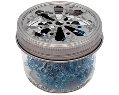 Daisy Cut Galvanized Metal Lid Inserts for Mason Jars 10 Pack