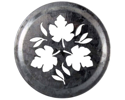 Leaf Pattern Galvanized Metal Lid Insert for RM Mason Jars 10 Pack