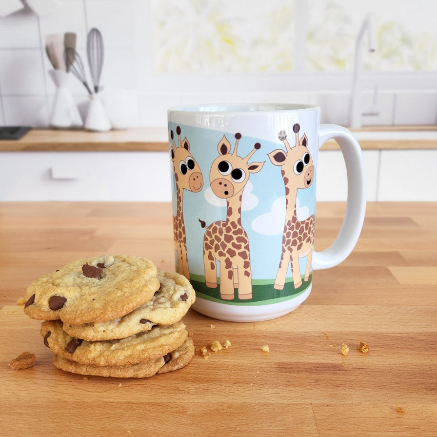 Gathering Giraffes Mug