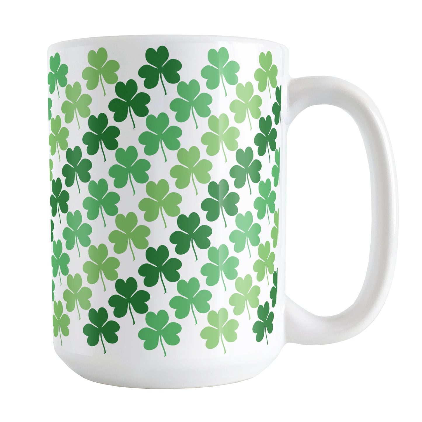 Green Clovers Mug