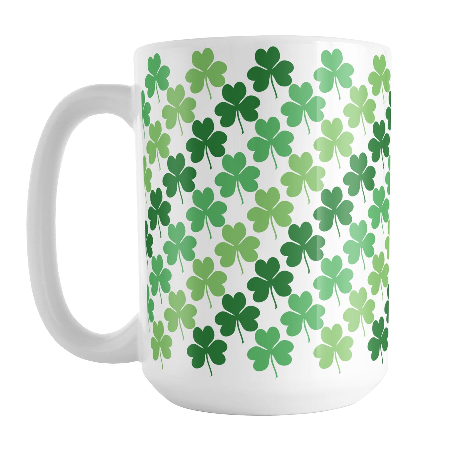 Green Clovers Mug
