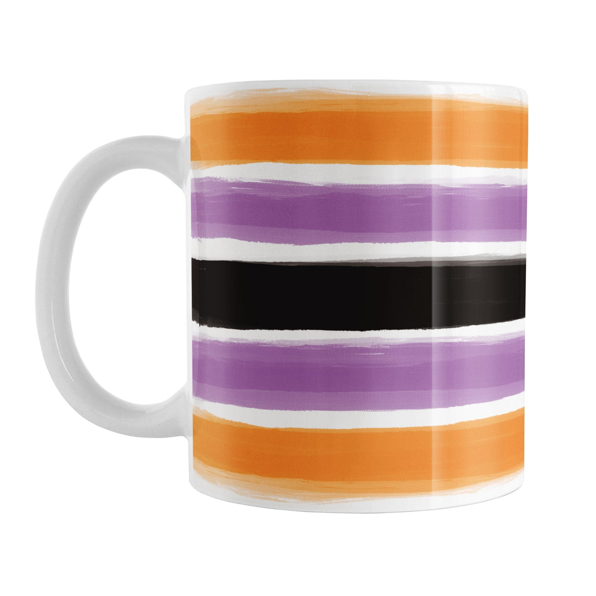 Halloween Paint Brush Strokes Mug