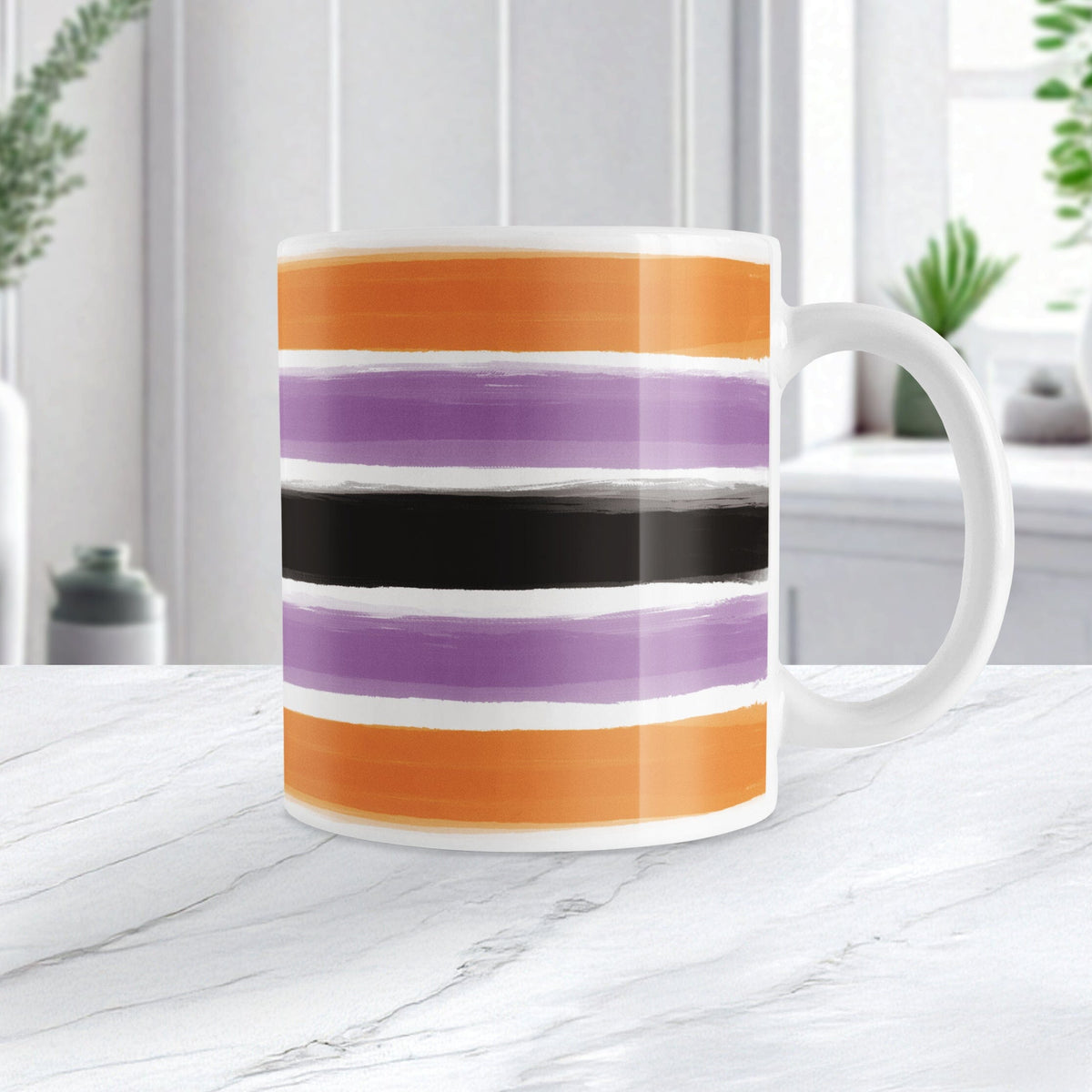 Halloween Paint Brush Strokes Mug