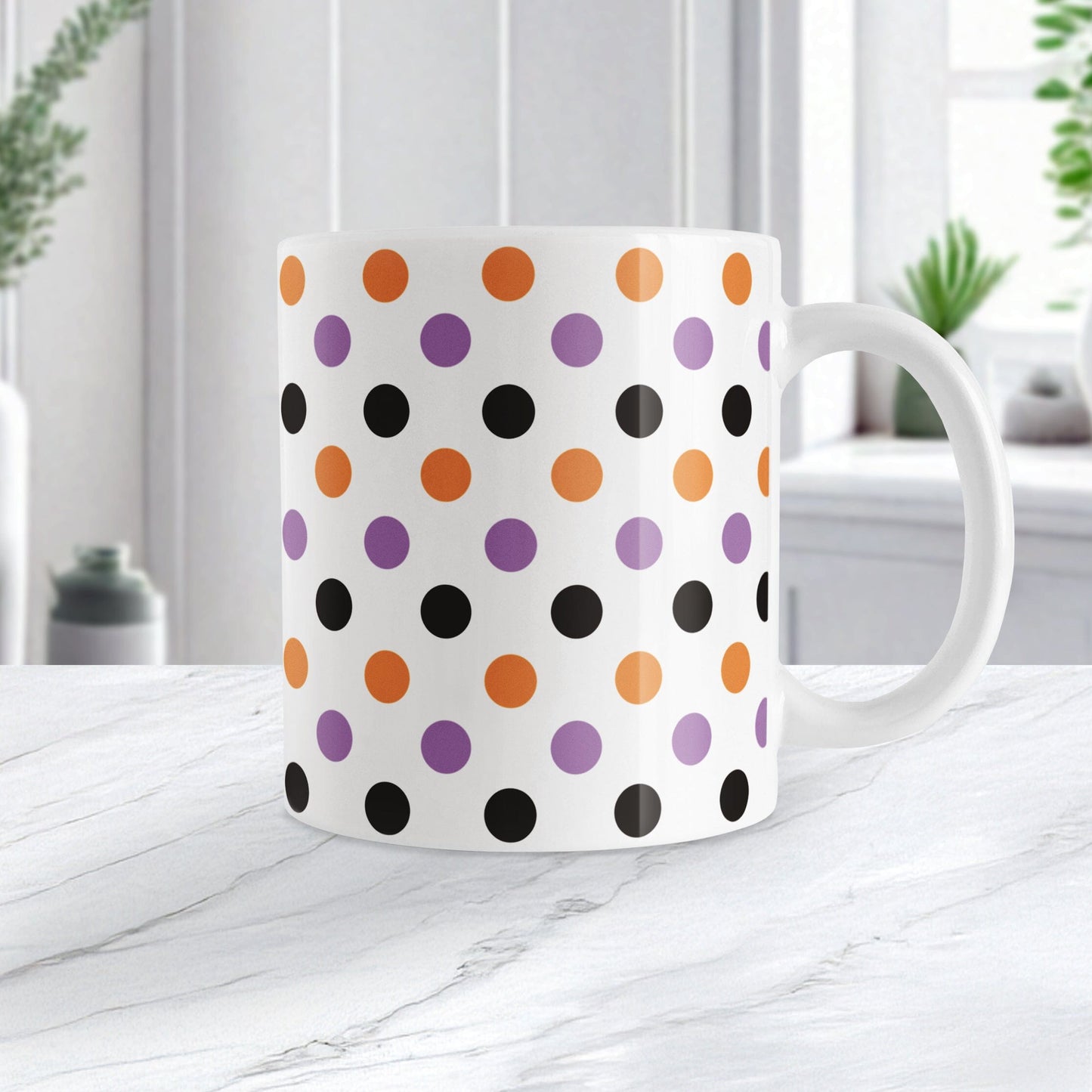 Halloween Polka Dot Mug