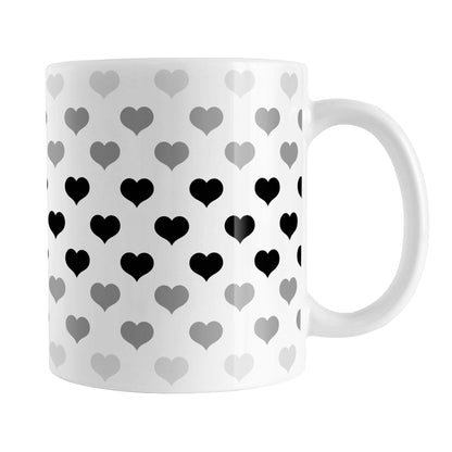 Hearts in Black Mug