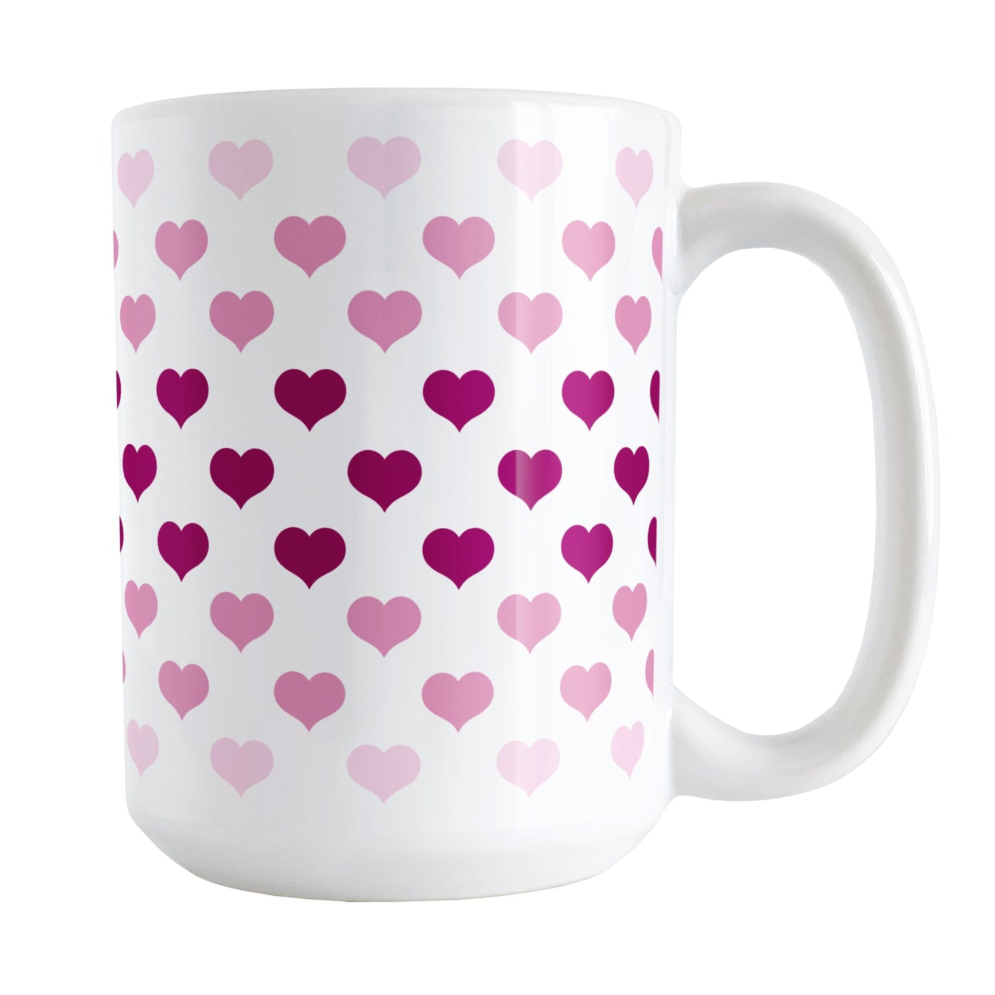 Hearts in Pink Mug