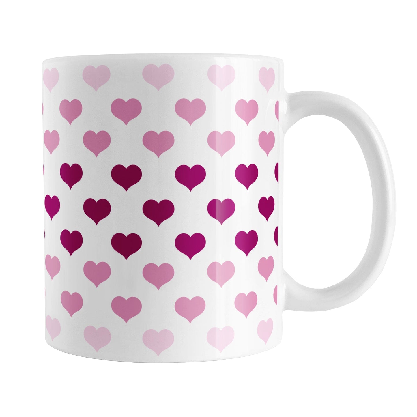 Hearts in Pink Mug