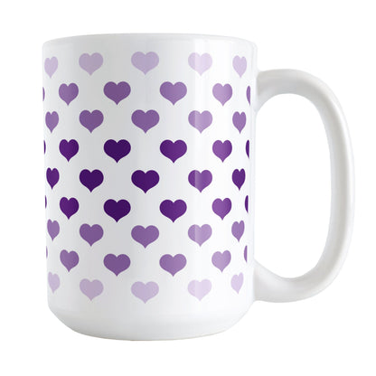 Hearts in Purple Mug