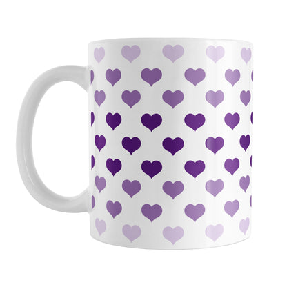 Hearts in Purple Mug