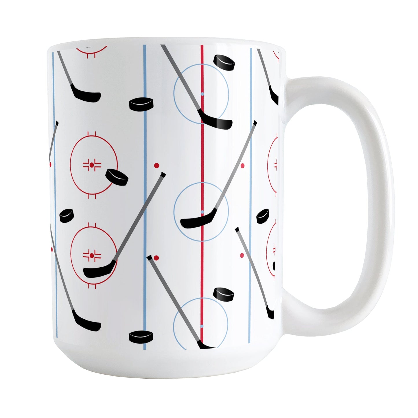 Hockey Rink Pattern Mug