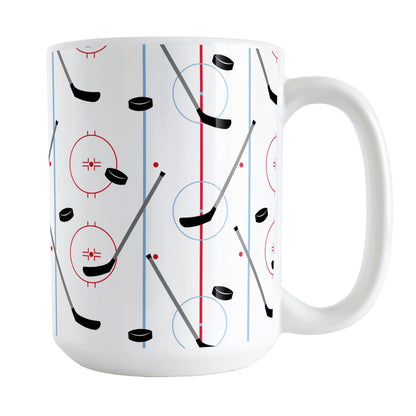 Hockey Rink Pattern Mug