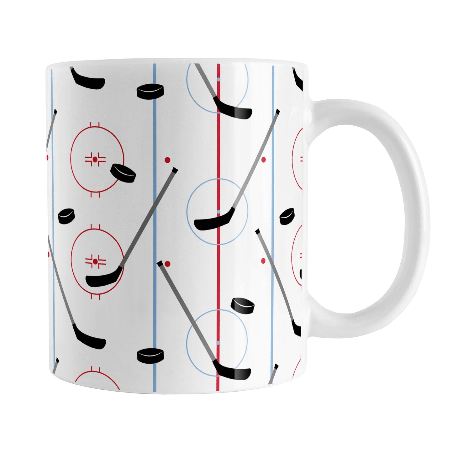 Hockey Rink Pattern Mug