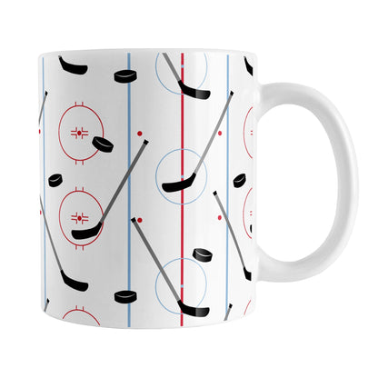 Hockey Rink Pattern Mug