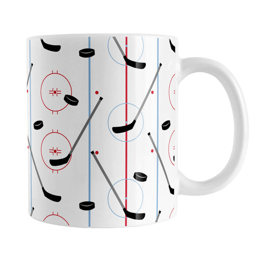 Hockey Rink Pattern Mug