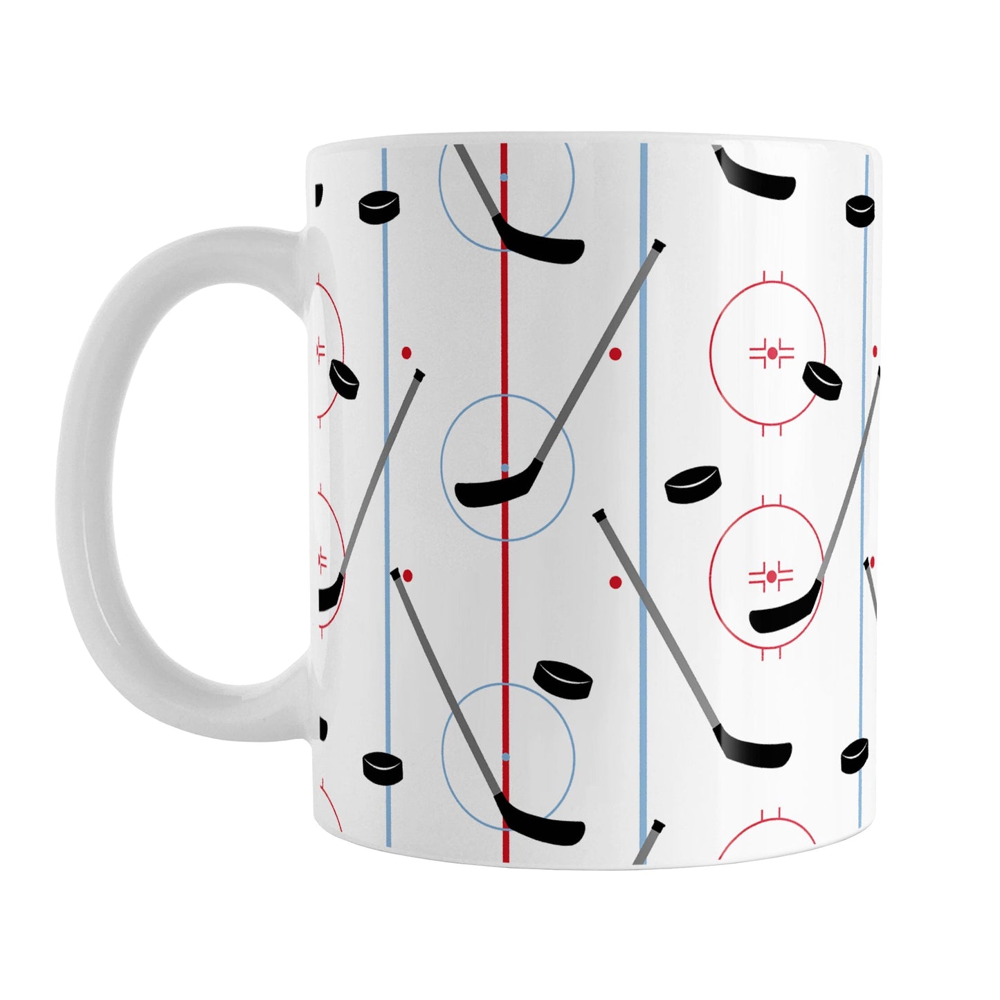 Hockey Rink Pattern Mug
