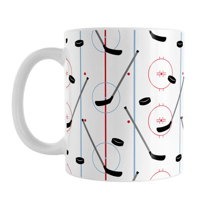 Hockey Rink Pattern Mug