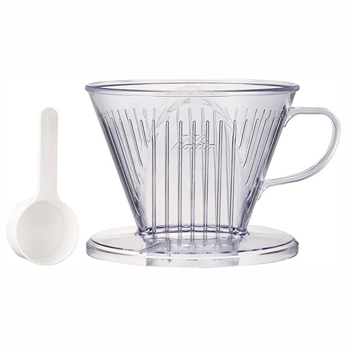 Kalita Style 103 Wide Brim Coffee Dripper - Clear Plastic