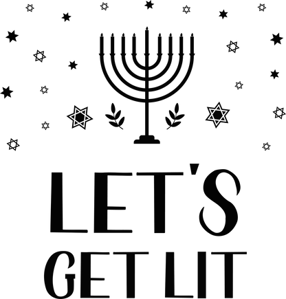 Hanukkah Laser Engraved Sleeves