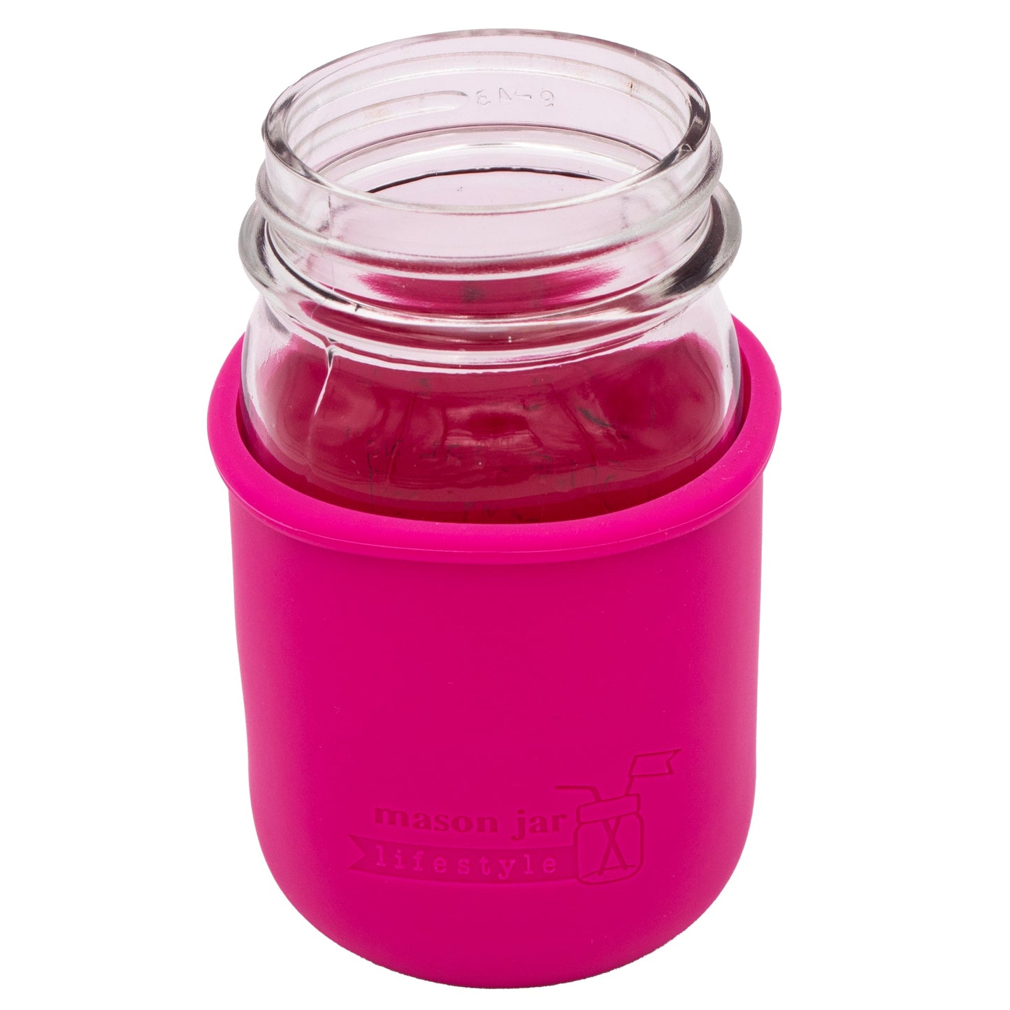Silicone Sleeve for Regular Mouth Pint 16oz Mason Jars