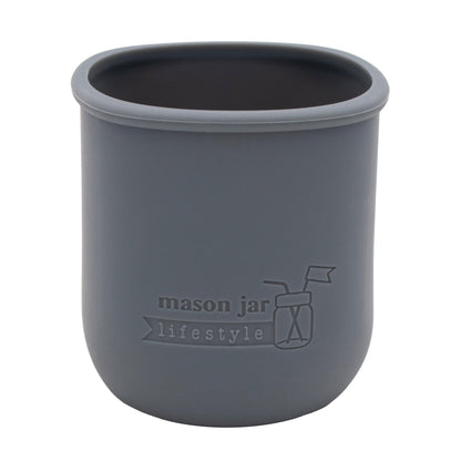 Silicone Sleeve for Regular Mouth Pint 16oz Mason Jars