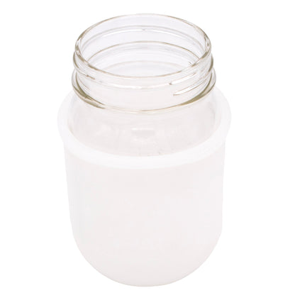 Silicone Sleeve for Regular Mouth Pint 16oz Mason Jars