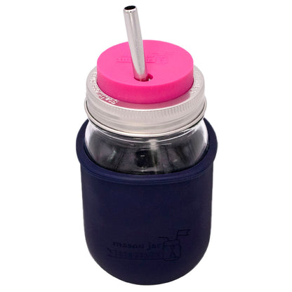 Silicone Sleeve for Regular Mouth Pint 16oz Mason Jars