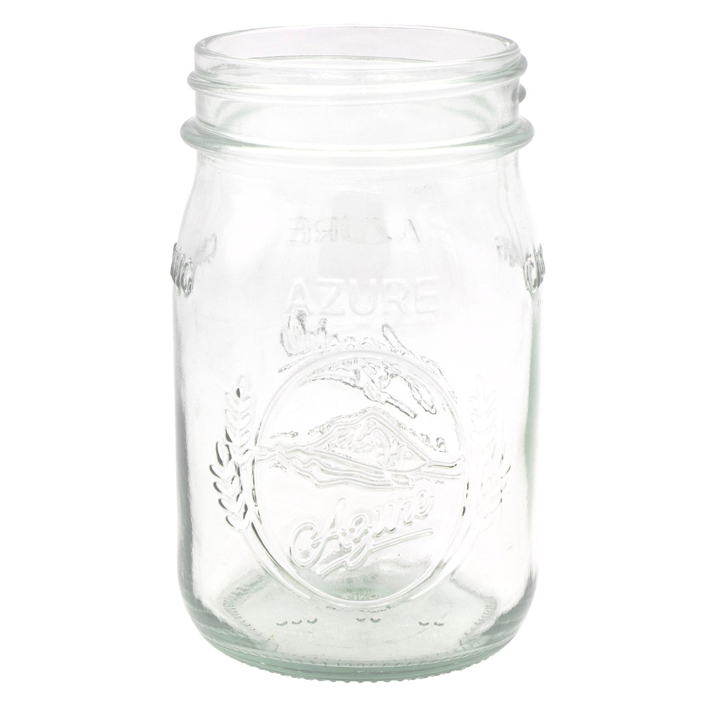 Azure Standard 16oz Regular Mouth Pint Mason Jar