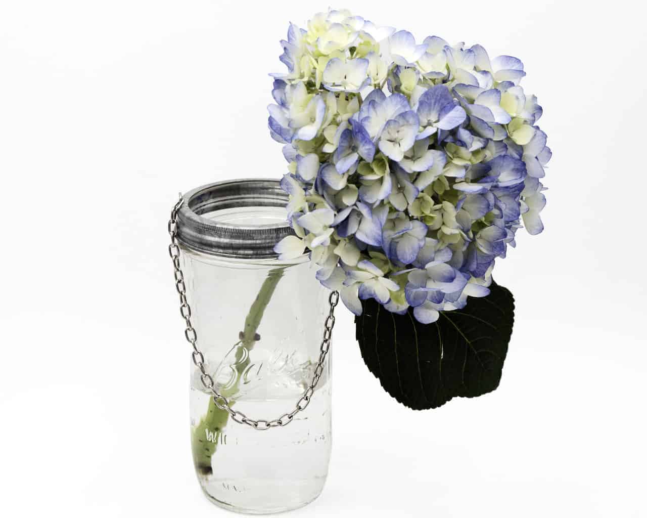Galvanized Band with Chain Handle for Mason Jars 6 Pack