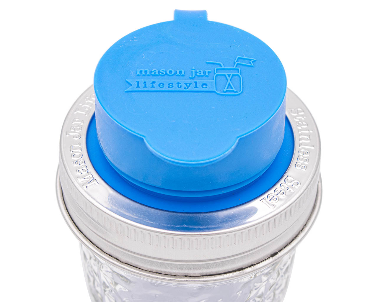 Silicone Chug Leak Resistant Lids for Regular Mouth Mason Jars