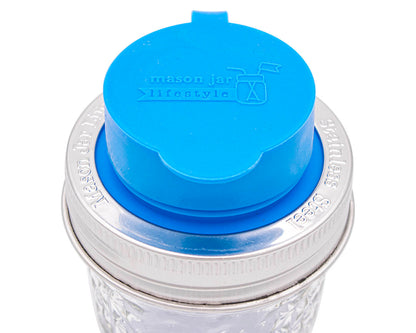 Silicone Chug Leak Resistant Lids for Regular Mouth Mason Jars