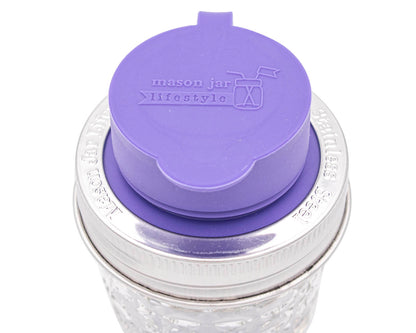 Silicone Chug Leak Resistant Lids for Regular Mouth Mason Jars