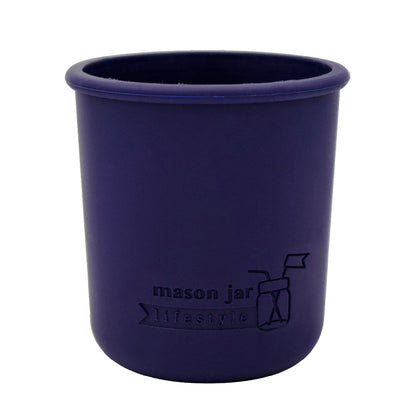 Silicone Sleeve for Regular Mouth Half Pint 8oz Mason Jars